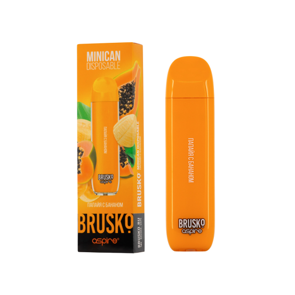 Электронка Brusko Minican Папайя С Бананом(1500 Затяжек) в Донецке