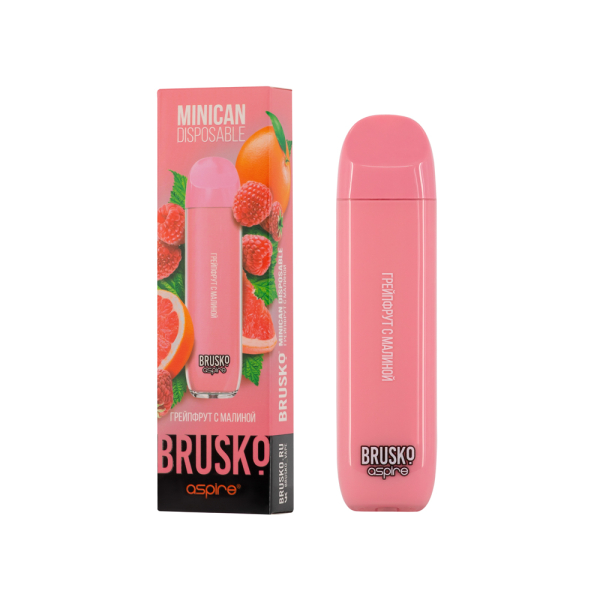 Электронка Brusko Minican Грейпфрут С Малиной (1500 Затяжек) в Донецке