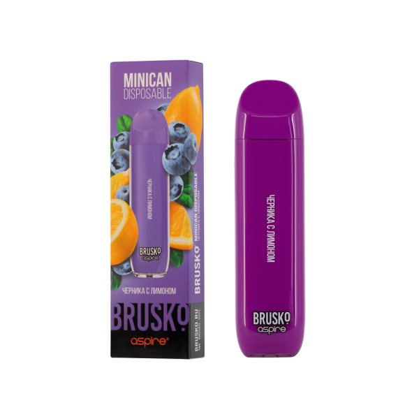 Электронка Brusko Minican Черника С Лимоном (1500 Затяжек) в Донецке