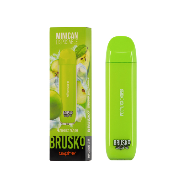 Электронка Brusko Minican Яблоко Со Льдом (1500 Затяжек) в Донецке