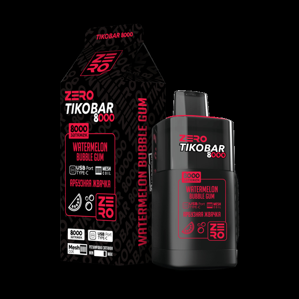 Электронка Tikobar Zero Арбузная Жвачка 8000 Затяжек в Донецке