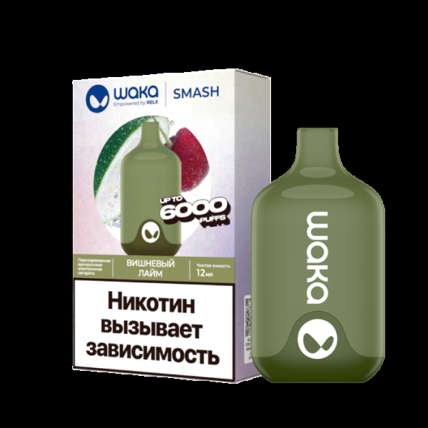 Электронка Waka Вишнёвый Лайм (6000 Затяжек) в Донецке