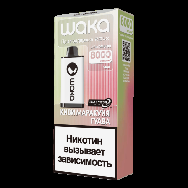 Электронка Waka Киви Маракуйя Гуава (8000 Затяжек) в Донецке