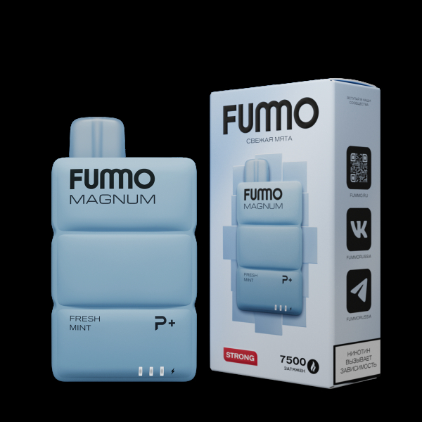 Электронка Fummo Magnum Свежая Мята (7500 Затяжек) в Донецке