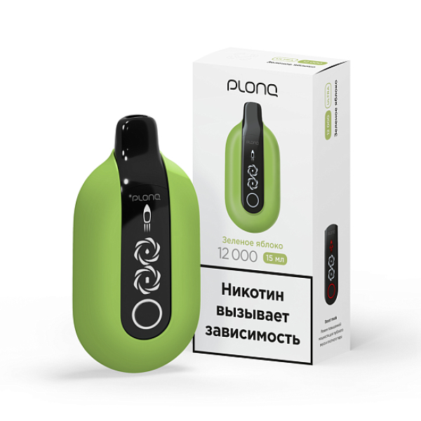 Электронка Plonq Ultra 12000 Зелёное Яблоко в Донецке
