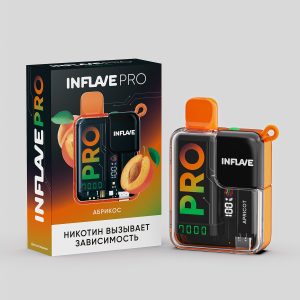 Электронка Inflave Pro Абрикос (7000 Затяжек) в Донецке