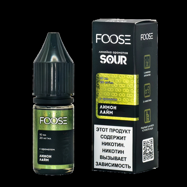 Жидкость Foose Sour Лимон Лайм 10 Мл в Донецке