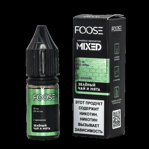 Жидкость Foose Mixed Зеленый Чай И Мята 10 Мл в Донецке