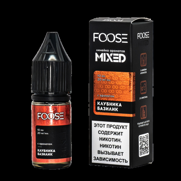 Жидкость Foose Mixed Клубника Базилик 10 Мл в Донецке