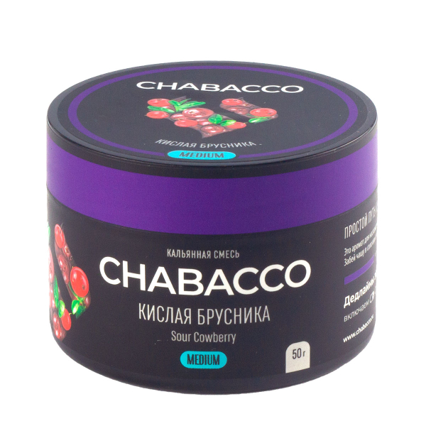 Смесь Chabacco Medium Sour Cowberry  50 гр в Донецке