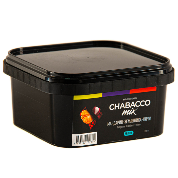 Смесь Chabacco Mix Medium Tangerine Strawberry Lychee  200 гр в Донецке