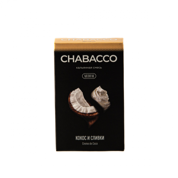 Смесь Chabacco Mix Medium Crème De Coco  50 гр в Донецке