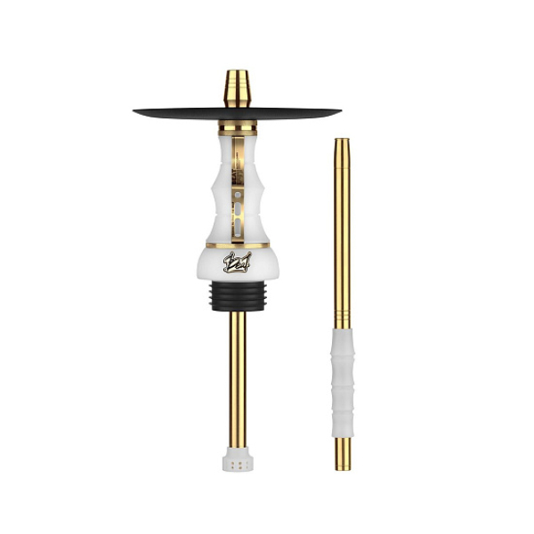 Кальян Alpha Hookah Beat White Gold Прозрачная Колба  в Донецке