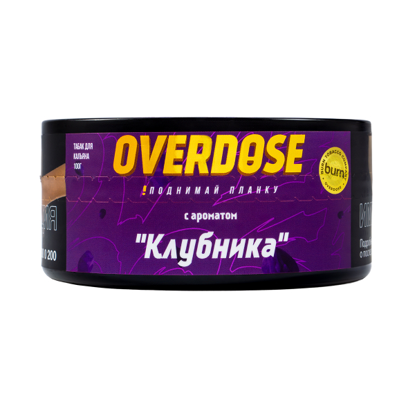 Табак Overdose Strawberry  100 гр в Донецке