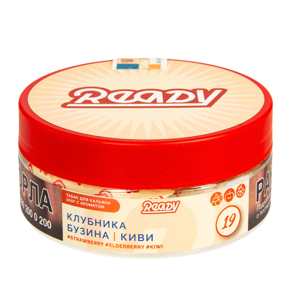 Табак Ready  №19 Strawberry, Elderberry, Kiwi 100 грамм в Донецке