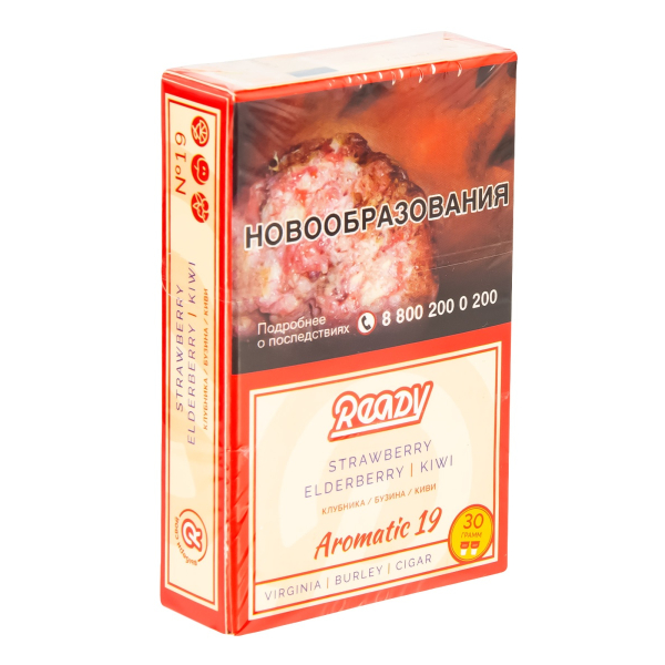 Табак Ready  №19 Strawberry, Elderberry, Kiwi 30 грамм в Донецке