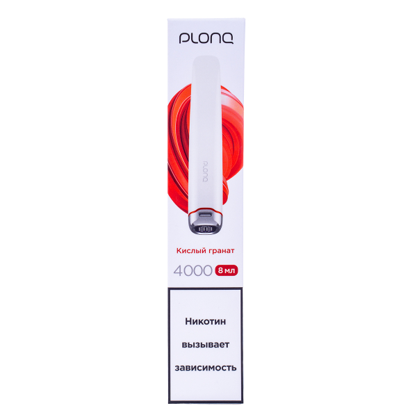 Электронка Plonq Plus Pro Кислый Гранат (4000 Затяжек) 20 Мг в Донецке