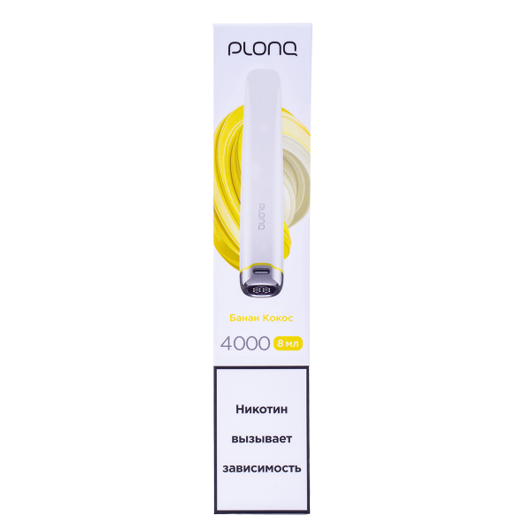 Электронка Plonq Plus Pro Банан Кокос (4000 Затяжек) 20 Мг в Донецке