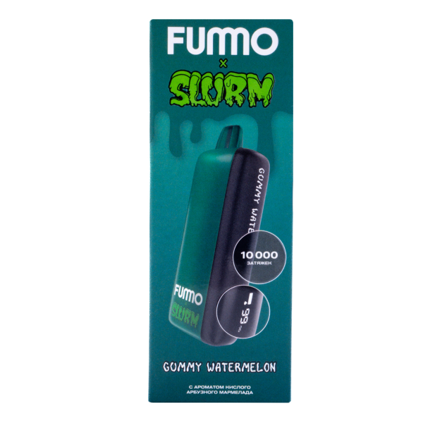 Электронка Fummo Indic Slurm Кислый Арбузный Мармелад (10 000 Затяжек) в Донецке