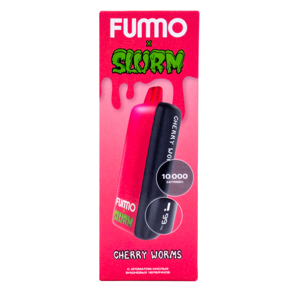 Электронка Fummo Indic Slurm Кислые Вишневые Червячки (10 000 Затяжек) в Донецке
