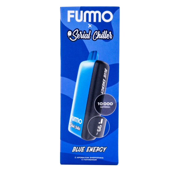 Электронка Fummo Indic Serial Chiller Энергетик С Голубикой (10 000 Затяжек) в Донецке