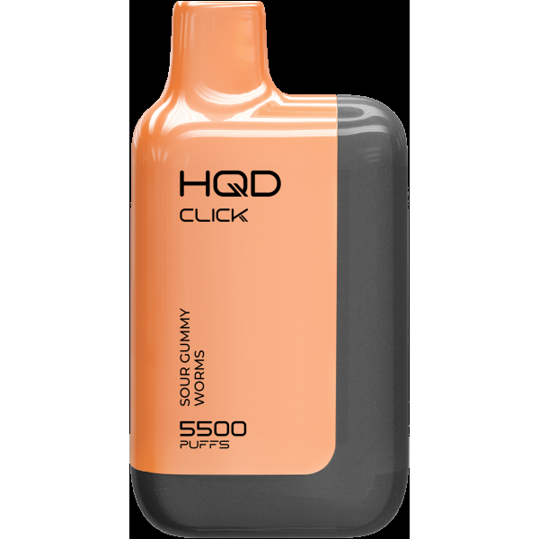 POD-система Hqd Click Устройство + Картридж Кислые Мармеладные Червячки (5500 Затяжек) в Донецке