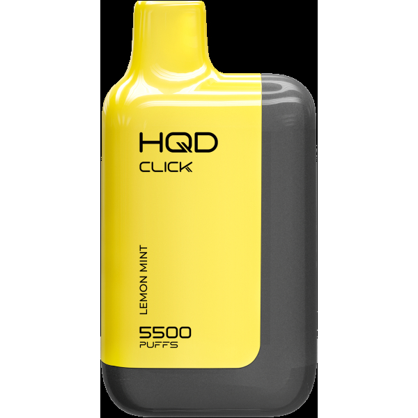 POD-система Hqd Click Устройство + Картридж Лимон Мята (5500 Затяжек) в Донецке