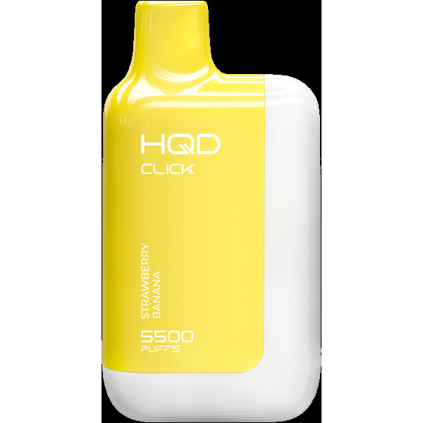 POD-система Hqd Click Устройство + Картридж Клубника Банан (5500 Затяжек) в Донецке