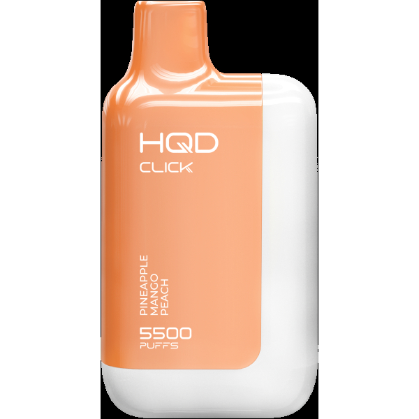 POD-система Hqd Click Устройство + Картридж Ананас Манго Персик (5500 Затяжек) в Донецке