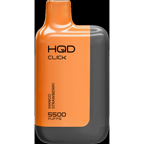 POD-система Hqd Click Устройство + Картридж Манго Клубника (5500 Затяжек) в Донецке