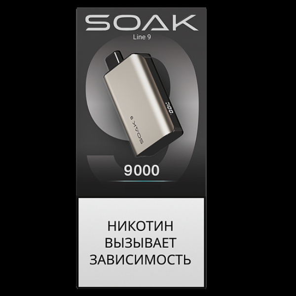 Электронка Soak 9 Titanium 9000 Ананас Маракуйя в Донецке