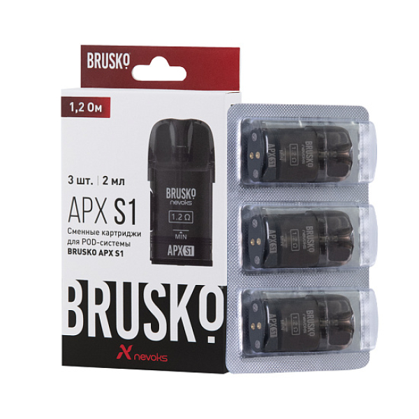 Сменный Картридж Brusko Apx S1 1.2Ом   в Донецке