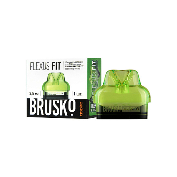 Сменный Картридж Brusko Flexus Fit (Зеленый) 3,5 Мл, Упак. 1 Шт в Донецке