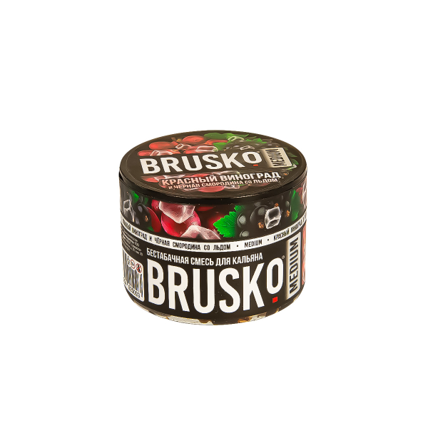 Смесь Brusko Medium Красный Виноград И Чёрная Смородина Со Льдом  50 гр в Донецке