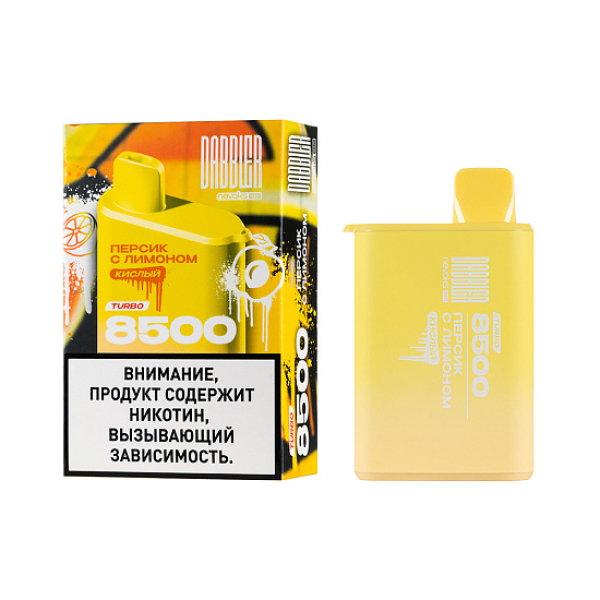 Электронка Dabbler Turbo Персик С Лимоном 8500 затяжек в Донецке