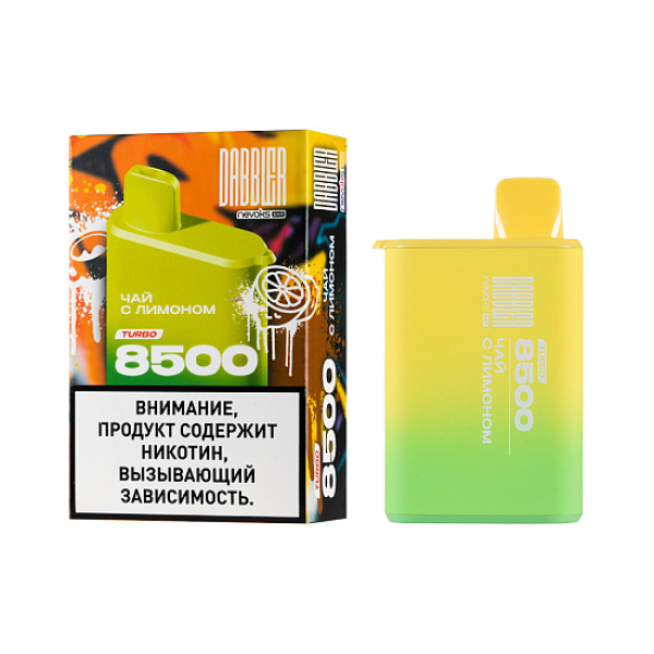 Электронка Dabbler Turbo Чай С Лимоном 8500 затяжек в Донецке