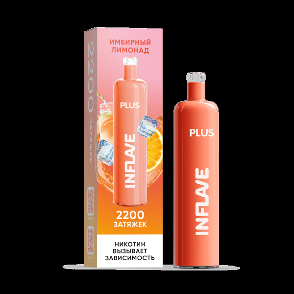 ЭСДН Inflave Plus Имбирный Лимонад 2200 затяжек в Донецке