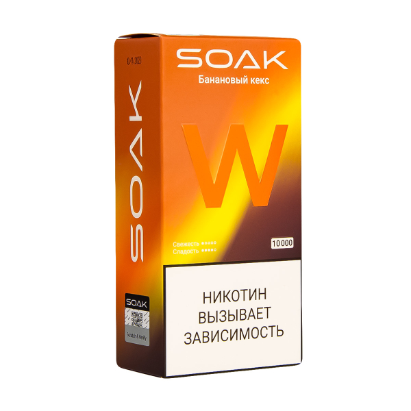 Электронная сигарета Soak W Банановый Кекс 10000 в Донецке