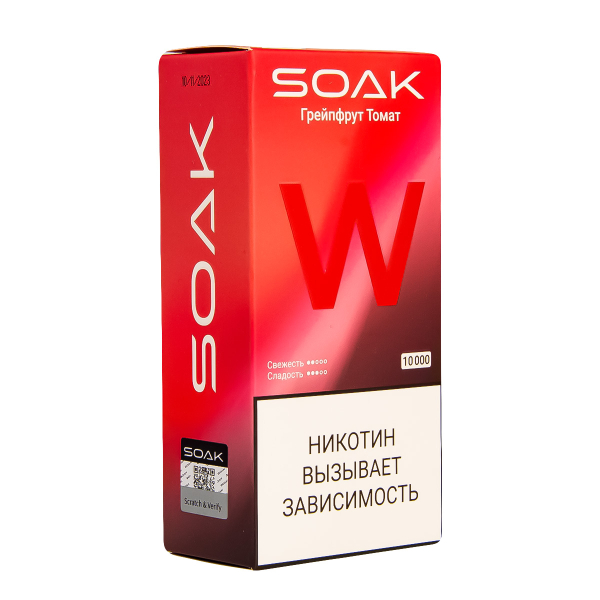 Электронная сигарета Soak W Грейпфрут Томат 10000 в Донецке