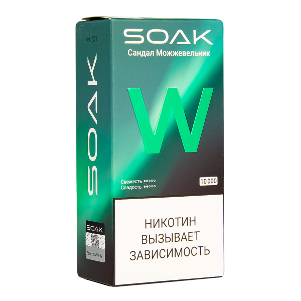 Электронная сигарета Soak W Сандал Можжевельник 10000 в Донецке