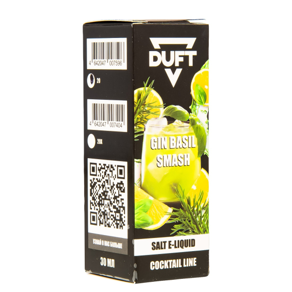 Жидкость Duft Cocktails Line Salt Gin Basil Smash 30 Мл в Донецке