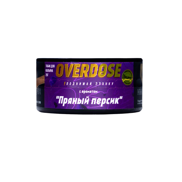 Табак Overdose Kashmir Peach 25 грамм в Донецке