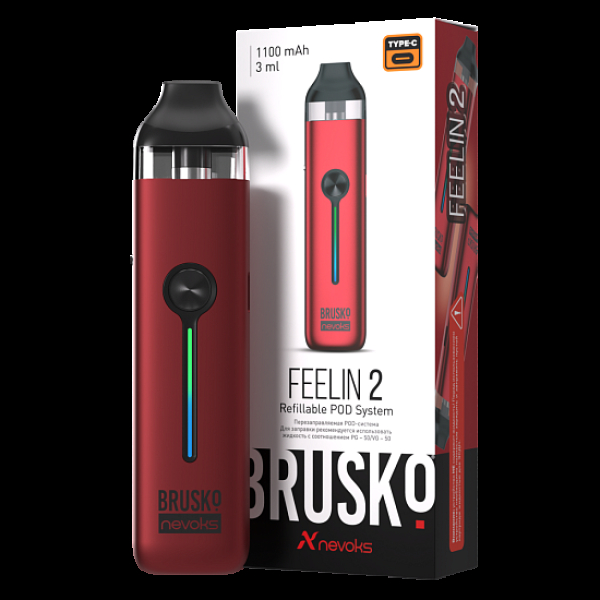 POD-система Brusko Feelin 2 Малиновый в Донецке
