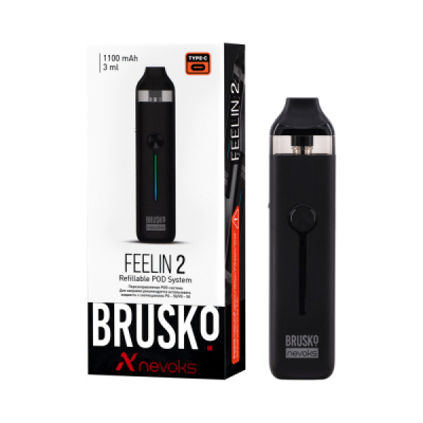 POD-система Brusko Feelin 2 Черный в Донецке