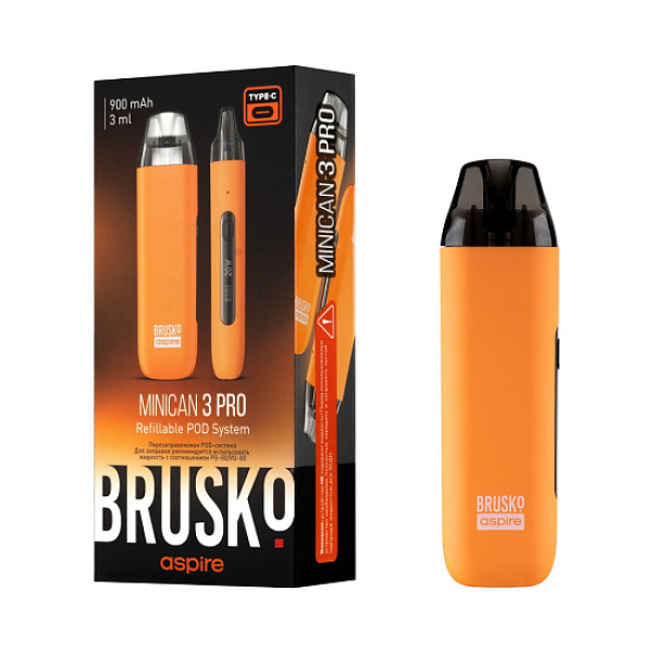 POD-система Brusko Minican 3 Pro оранжевый в Донецке