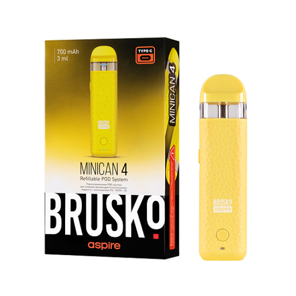 POD-система Brusko Minican 4 Желтый в Донецке