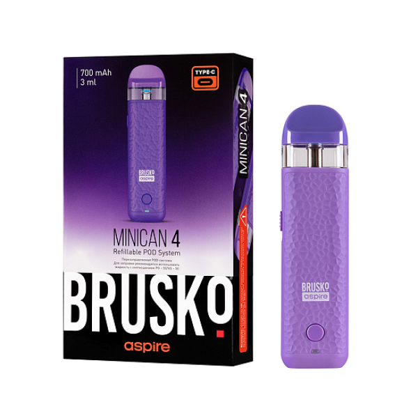 POD-система Brusko Minican 4 Фиолетовый в Донецке