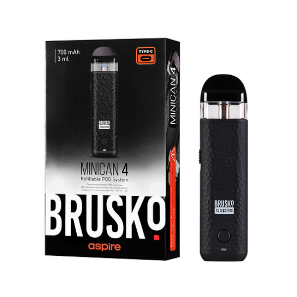 POD-система Brusko Minican 4 Черный в Донецке