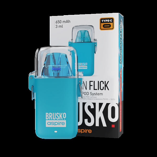 POD-система Brusko Minican Flick Голубой в Донецке