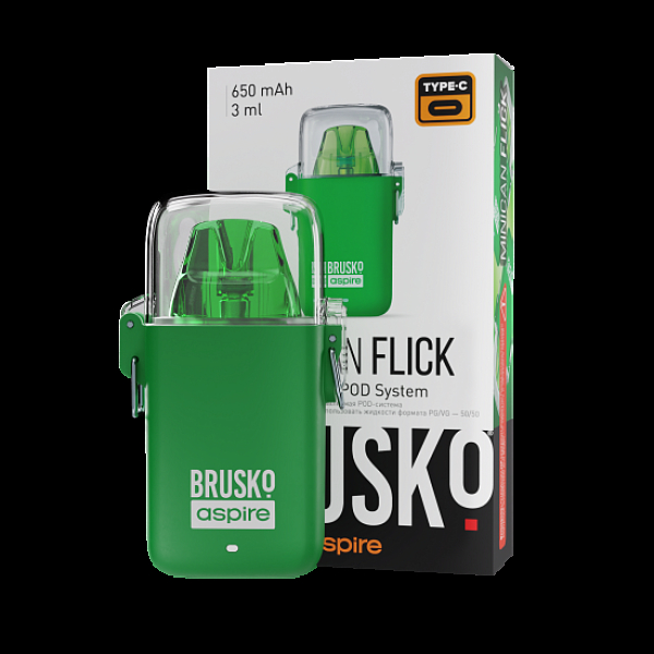 POD-система Brusko Minican Flick Зелёный в Донецке